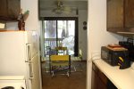 Mammoth Lakes Rental Sunshine Village 159 - Kitchen to Dining Room 